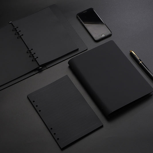 Black Paper Notebook