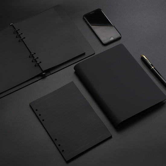 Black Paper Notebook