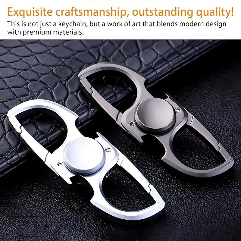 Spinner Keychain with Bottle Opener